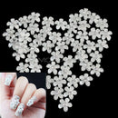 50X Charm Rhinestone Decoration Flower Design Nail Art Tips Manicure Accessories