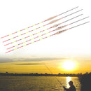 5Pcs Fishing Float Night Luminuous Tackle Glow Stick Wood Accessories With Lead