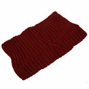 Men Women Woolen Knit Winter Warm Cowl Neck Infinity Circle Scarf Shawl Xma