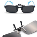 2 Polarized Clip On Sunglasses UV400 Night Vision Car Driving Flip Up Shades