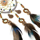 Car Dream Catcher for Rearview Mirror Handmade  Navy Blue Car Charms Hanging  3C