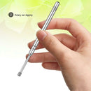 5Pcs Stainless Steel Ear Wax Cleaner Easy Swab Earwax Removal Earpick Tool+Case
