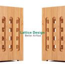 Square Wood Kitchenware Tube Chopsticks Box Container Kitchen Utensil Set H P2E2