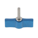Aluminum M4 Adjust Tighten Locking Rotating Knob T-shaped Handle Screw Blue