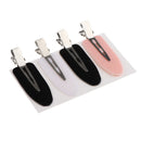 Set of 4 Plastic No Bend Hair Clips Barrette Makeup Styling Tool Clamps