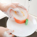 Fruit Dish Washing Cleaning Cloth Sponge Scrubber Scouring Pad Kitchen Gadge Gw