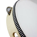 8'' For Kids Wooden Ring Round Musical Tambourine Drum Educational