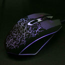 1,600 DPI 4 Buttons LED Backlight Wired Optical Gaming Mouse for PC Laptop A