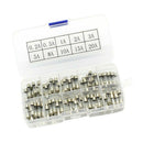 100Pcs 5X20mm Quick Blow Glass Tube Fuse Assorted Kits Fast-Blow Glass FusesA4J1
