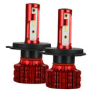 Auto Car Truck CSP Chip LED Headlamp Bulbs H4 Socket 20W 9-30V White Beam