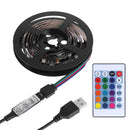 Computer Case Backlight USB 5050 LED Strip Blackboard+24 Keys IR Controller