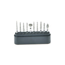 10pcs dental burs set diamond polishing grinding drill grinder bits rotaryBX