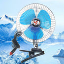 25W 8in Car Truck Oscillating Clip-on Air Fan Strong Wind Cooler (24V)