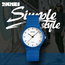 Skmei Casual Fashion Ladies Quartz Watch Simple Design Pu Strap 30 Meters W P4N7
