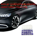 270pcs 18Sizes AC A/C System O-Ring Gasket Seals Washer Rapid Repair Kit Purple