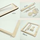 Wooden Weaving Loom Creative DIY Weaving Art for Kids Beginners and Experts 28cm