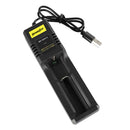USB Flashlight Torch Charger Adapter for Li-ion 18650 26650 16340 14500 Battery