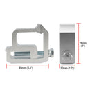 Auto Mounting Clamps Truck Caps Camper Shell, 2" throat Depth Thickness 1 9/16"
