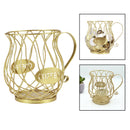 Modern Espresso Coffee Pod Storage Holder & Golden Spoon Kit,Multi-Use Organizer