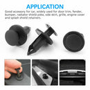 40 Pcs Auto Retainer Clips Car Fasteners Kit Push Pin Plastic Rivets bumper