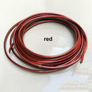 Red 5 Meter Flexible Car Interior Dashboard Decoration Moulding Trim Strip Line