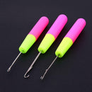 3pcs Mixed Steel Knitting Needles Crochet Hooks Template Kit Loom Tool