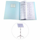 A4 Display Book Folder,Paper Storage Folder Plastic 20 Pockets(Blue) E3L6