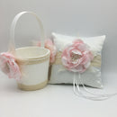 Ring Bearer Pillow & Wedding Flower Girl Basket Set Ceremony Party Decoration