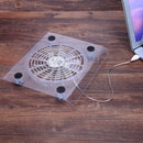 USB Cooling Big Fan Blue LED Light Cooler Pad Stand for 15" Laptop PC NotebookLJ