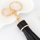 Fashion Leather Long Tassel Car Key Chain Ring Bag Cell Phone Pendant Charm IVI