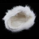 2 Pieces Women Cossack Hats Faux Fur Caps Luxury Premium Winter Russian Hat