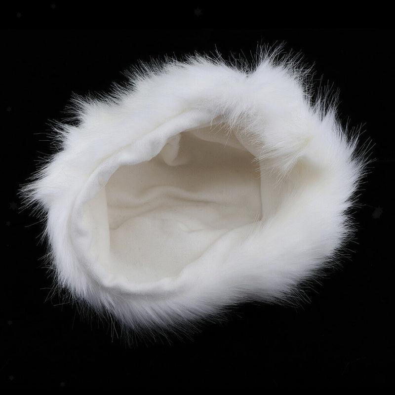 2 Pieces Women Cossack Hats Faux Fur Caps Luxury Premium Winter Russian Hat