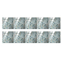 10pcs Ceramic Tile Stickers Set Decorative Wall Decals for Kitchen (TS266) A