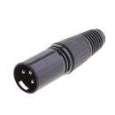 5pcs XLR 3 Pin Microphone Mic Male Audio Cable Plug