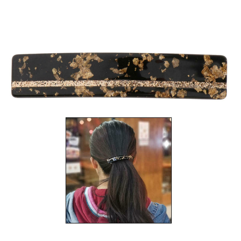 Acrylic Rhinestones Spring Snap Barrette Hair Clip Holders Headwear Accessories