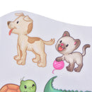 Turtle Patches Heat Transfers Stickers For Baby Cloth Pig Tiger Animal AppliquME