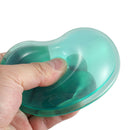 Clear Green Soft Heart Shape Gel Wrist Rest Computer Laptop Mouse Pad