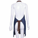 Aprons Cowboy Simple Antifouling Uniform Unisex Denim Aprons for Women Men' Z1E4