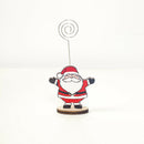 1 Set 4 Pcs Christmas Decorations Ornaments Christmas Print Wooden Notes Fo