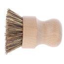Kitchen Cleaning Brush Sisal Palm Bamboo Short Handle Round Dish Cleaning Too OZ