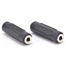 2PCS Stereo 3.5mm 1/8" Aux Female to Female F/F Jack Audio Coupler Converter  TE