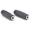 2PCS Stereo 3.5mm 1/8" Aux Female to Female F/F Jack Audio Coupler Converter  TE