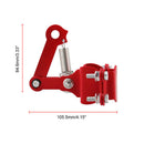 Motorrad Kettenspanner Roller Einstellbar Chain Tensioner Aluminum Universal Rot
