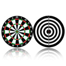 Dartboard 15" Double Sided Indoor Outdoor Game With 6pcs Darts Toys