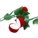 Romantic Red Rose Flower Ring Boxes Earrings Jewelry Gift Box Valentine's  OZ