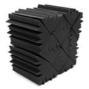 New 8 Pack of 4.6 in X 4.6 in X 9.5 in Black Soundproofing Insulation Bass  U8U8