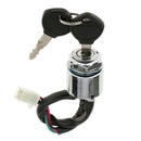 4-Wire Ignition Switch Lock w/ Key for ATV Scooter Dirt Bike Go Kart Quad