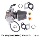 PZ20 Carburetor Set ATV Quad Off Road Replacement Parts For 70CC 90CC 110CC
