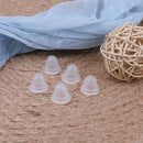 100Pcs Soft microblading tattoo ink cup cap pigment silicone holder contai %o