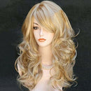 Long Wavy Natrual Blonde 60 Cm Synthetic Hair Wigs